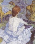 Henri De Toulouse-Lautrec The Toilette oil